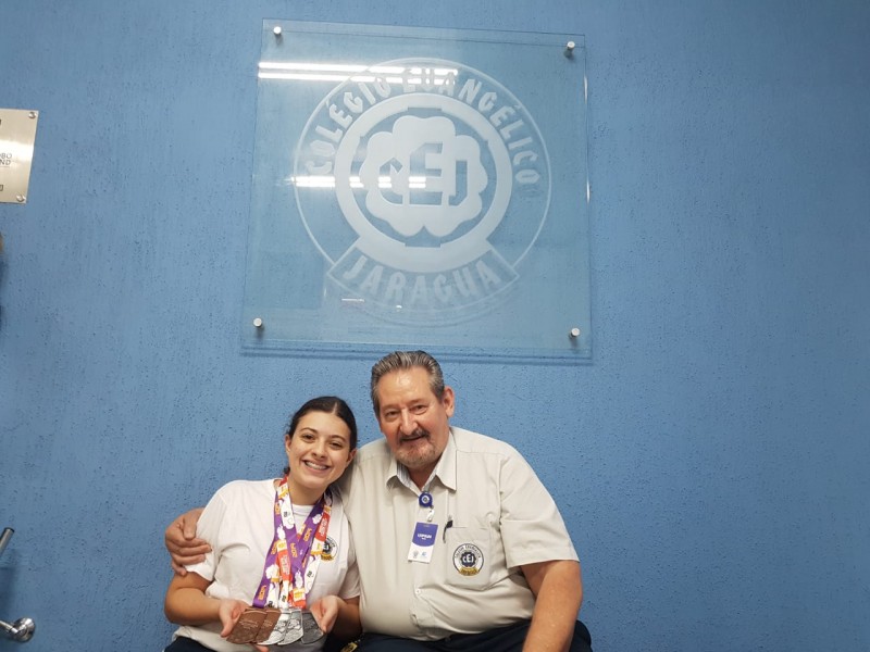 Medalhas na natação - Paralimpiadas Escolares 2019